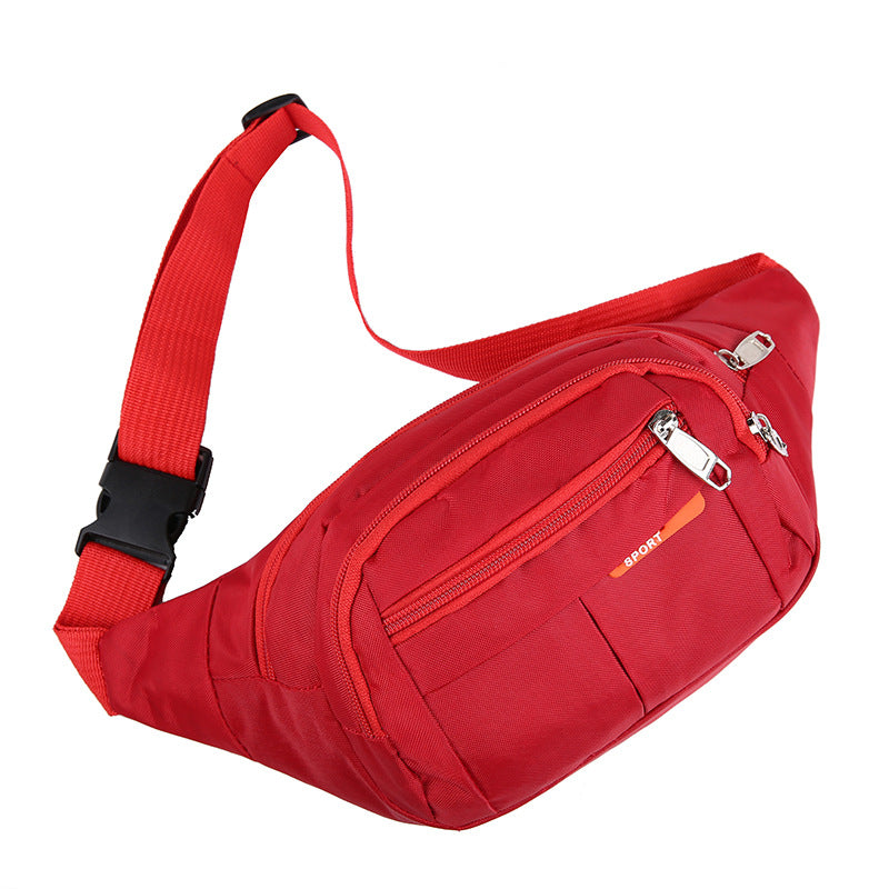 Wholesale Men's waist bag outdoor mountaineering cycling climbing mobile phone bag crossbody chest bag